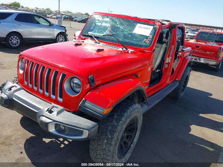 2019 Jeep Wrangler Unlimited Sahara 4X4 VIN: 1C4HJXEN0KW586048 Lot: 39439084