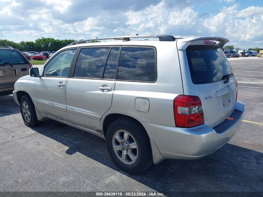 2006 Toyota Highlander VIN: JTEGD21A060136705 Lot: 39439119