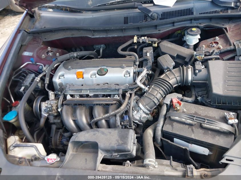 2010 Honda Accord 2.4 Lx VIN: 1HGCP2F37AA183898 Lot: 39439125