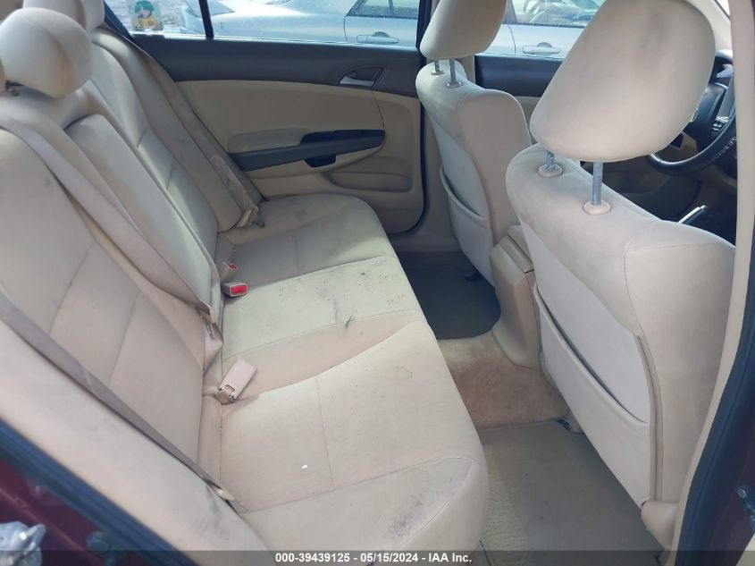 2010 Honda Accord 2.4 Lx VIN: 1HGCP2F37AA183898 Lot: 39439125