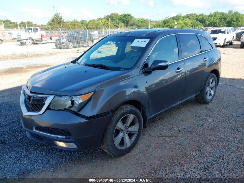 2011 Acura Mdx VIN: 2HNYD2H22BH534876 Lot: 39439146