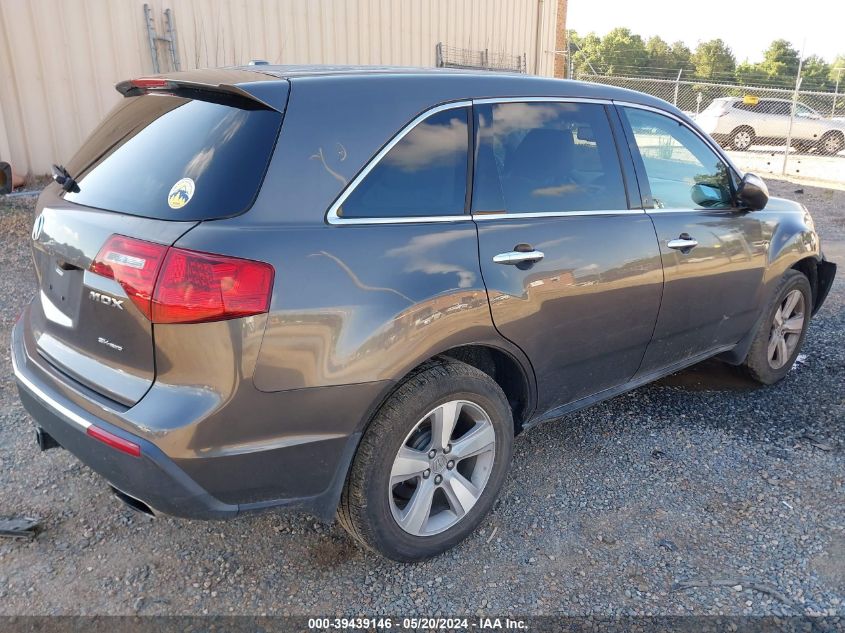 2011 Acura Mdx VIN: 2HNYD2H22BH534876 Lot: 39439146