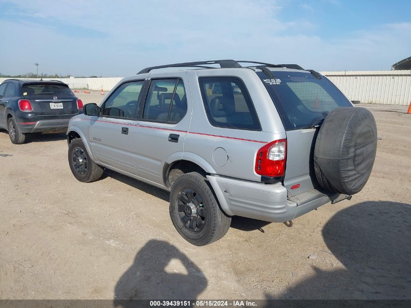 1999 Honda Passport Ex/Lx VIN: 4S6CM58W9X4406047 Lot: 39439151