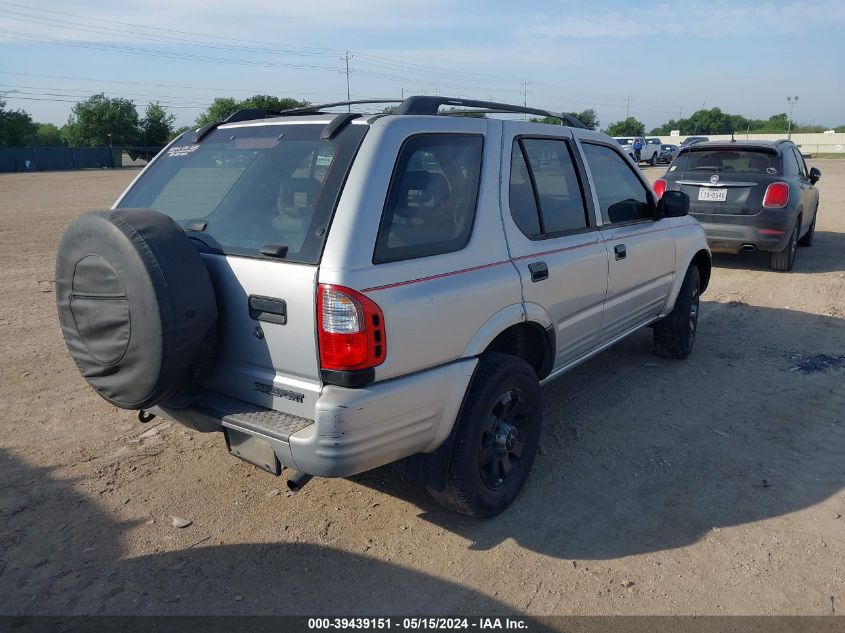 1999 Honda Passport Ex/Lx VIN: 4S6CM58W9X4406047 Lot: 39439151