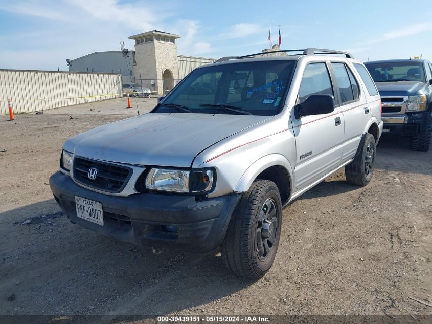 1999 Honda Passport Ex/Lx VIN: 4S6CM58W9X4406047 Lot: 39439151