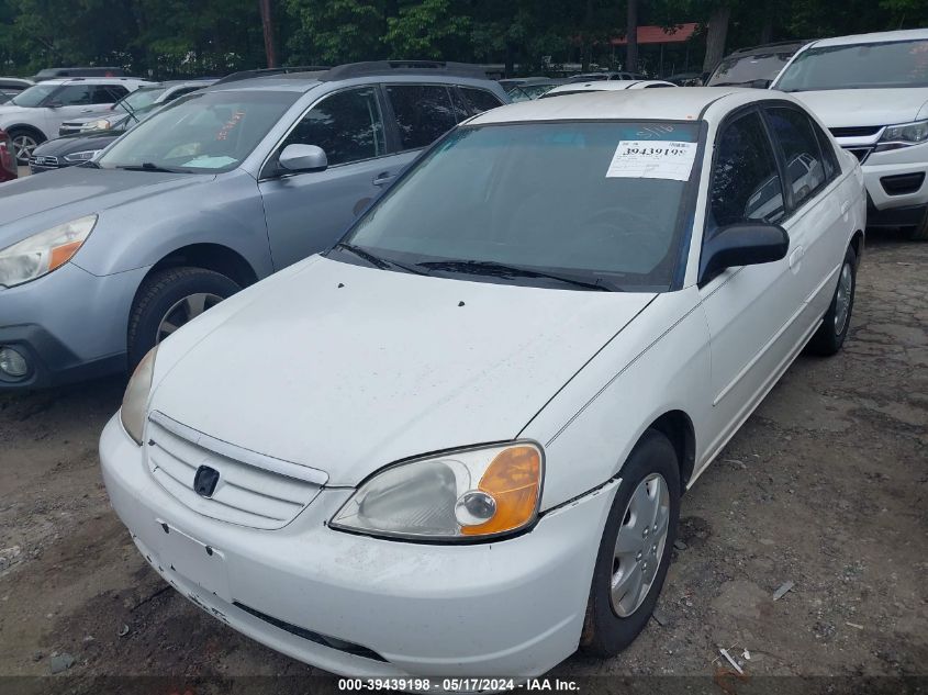 1HGES16522L041158 | 2002 HONDA CIVIC