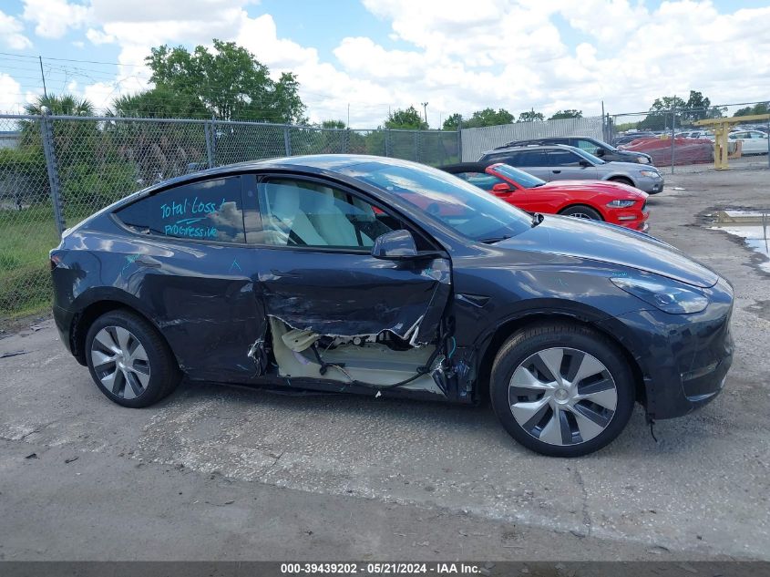 2024 Tesla Model Y Long Range Dual Motor All-Wheel Drive VIN: 7SAYGDEE7RA248156 Lot: 39439202