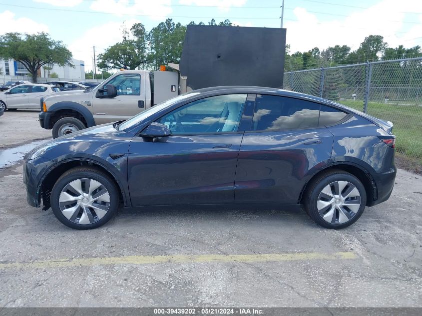 2024 Tesla Model Y Long Range Dual Motor All-Wheel Drive VIN: 7SAYGDEE7RA248156 Lot: 39439202