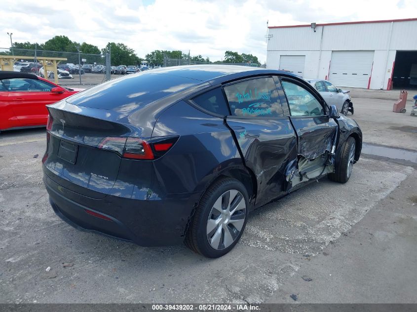 2024 Tesla Model Y Long Range Dual Motor All-Wheel Drive VIN: 7SAYGDEE7RA248156 Lot: 39439202