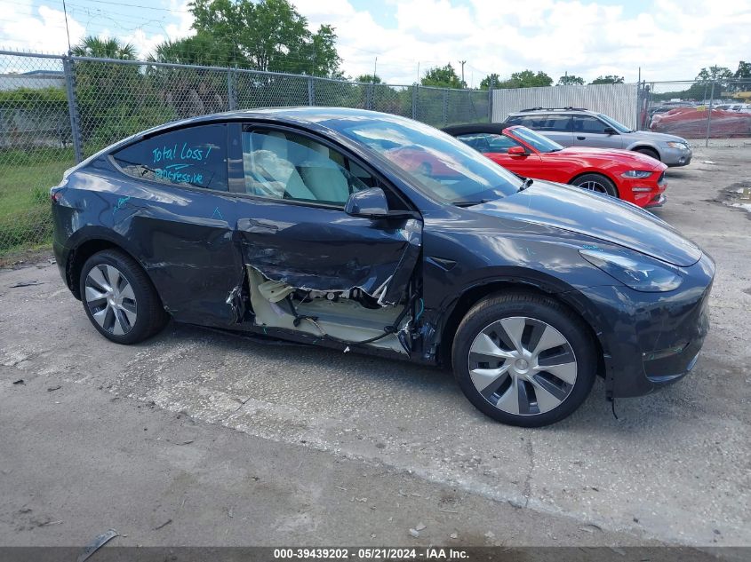 2024 Tesla Model Y Long Range Dual Motor All-Wheel Drive VIN: 7SAYGDEE7RA248156 Lot: 39439202