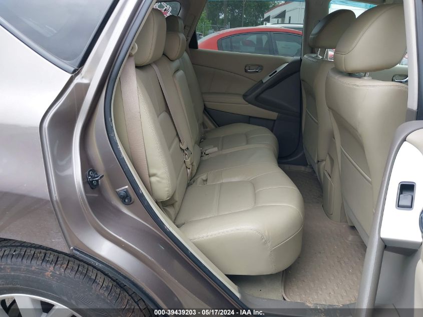 2011 Nissan Murano Sl VIN: JN8AZ1MW9BW154578 Lot: 39439203