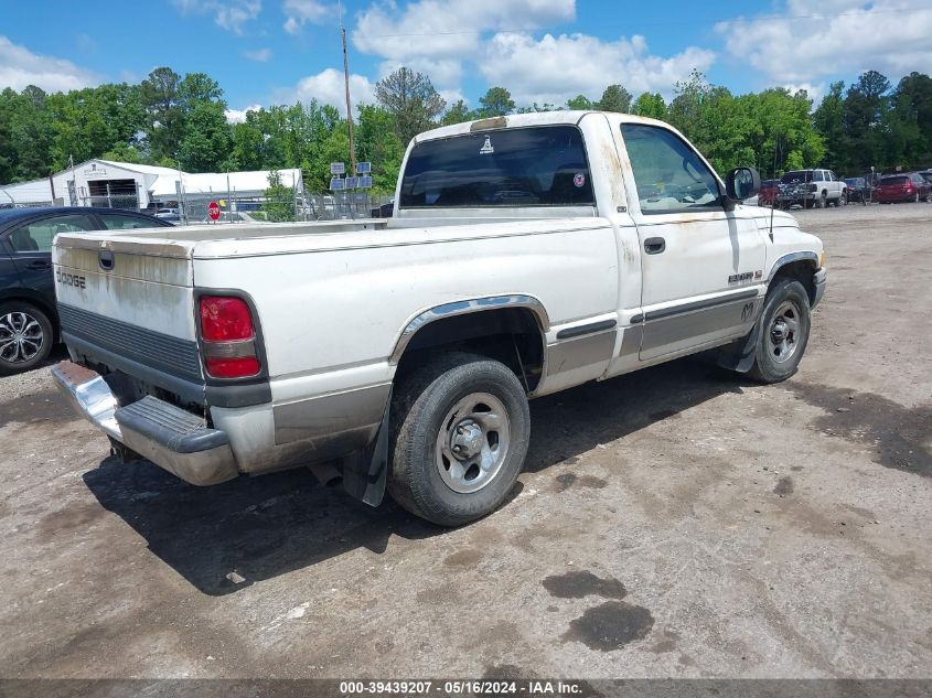 1998 Dodge Ram 1500 St VIN: 3B7HC16Z8WM205125 Lot: 39439207