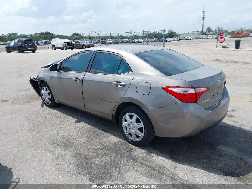 2016 Toyota Corolla Le VIN: 2T1BURHE1GC533590 Lot: 39439208