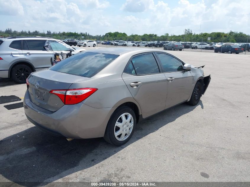 2016 Toyota Corolla Le VIN: 2T1BURHE1GC533590 Lot: 39439208