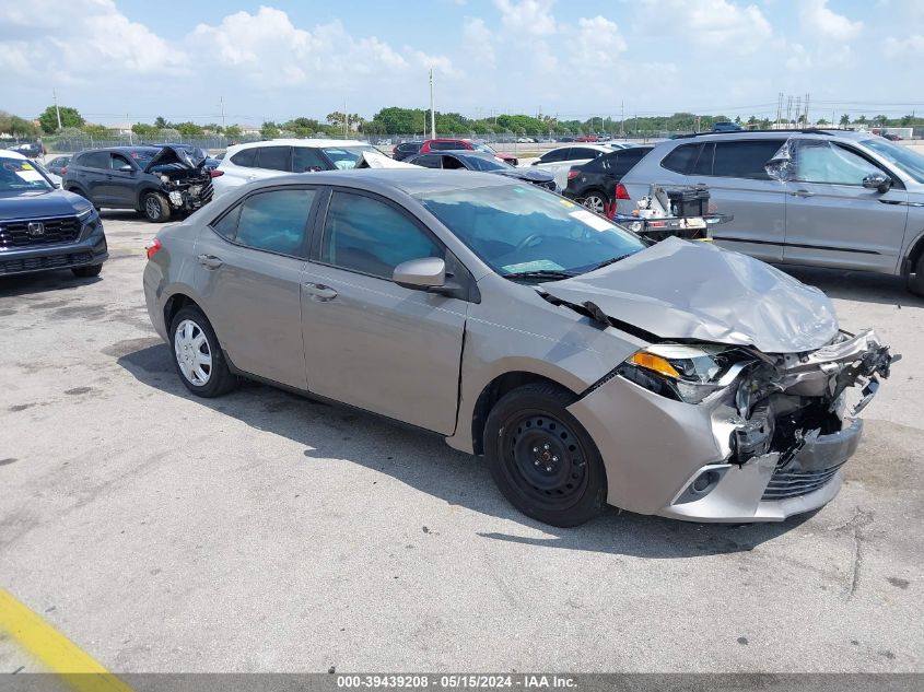 2016 Toyota Corolla Le VIN: 2T1BURHE1GC533590 Lot: 39439208