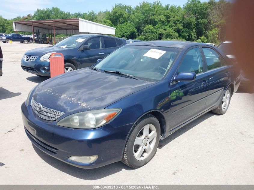 2002 Toyota Camry Se VIN: JTDBE32K420021320 Lot: 39439210