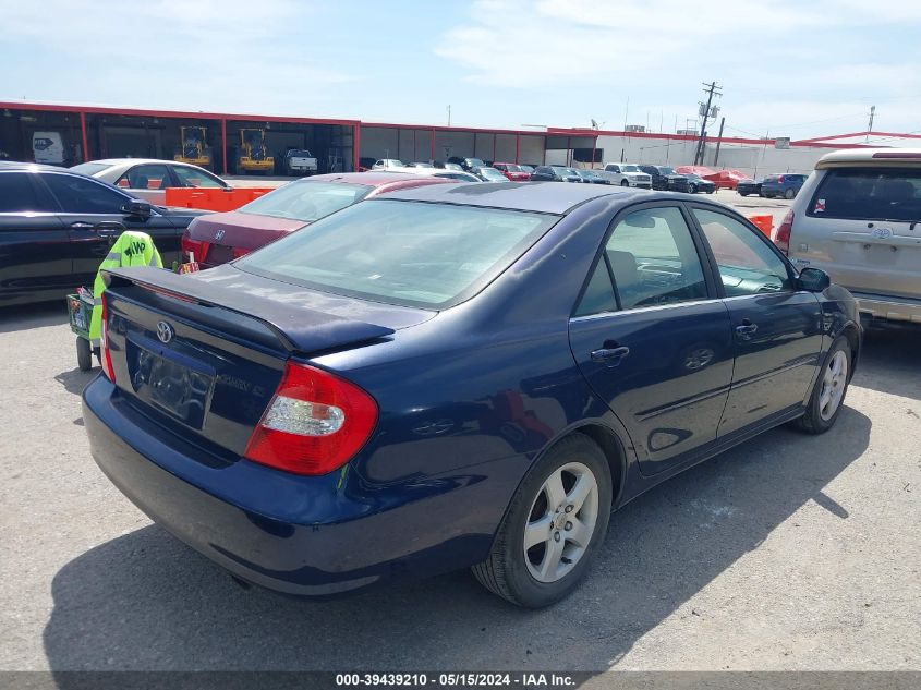 2002 Toyota Camry Se VIN: JTDBE32K420021320 Lot: 39439210