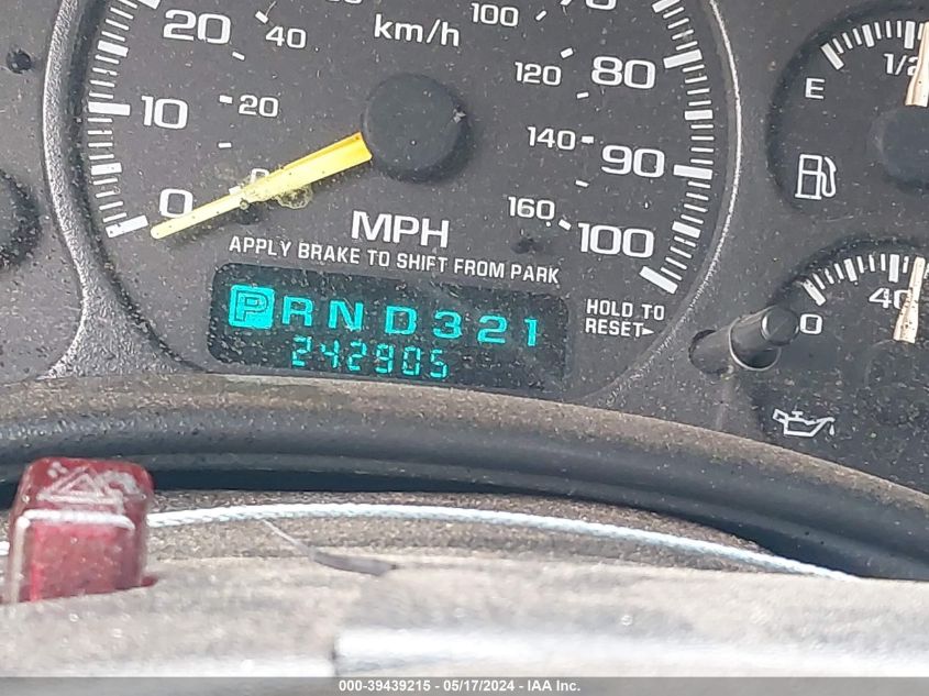 1999 Chevrolet Silverado 1500 Ls VIN: 2GCEK19V1X1245814 Lot: 39439215