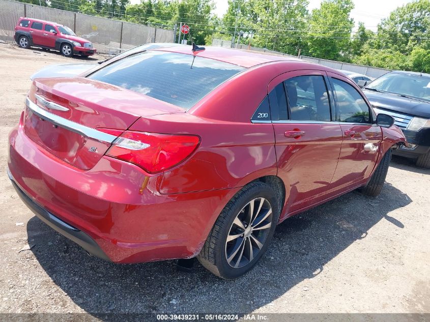 2013 Chrysler 200 Limited VIN: 1C3CCBCG8DN738442 Lot: 39439231