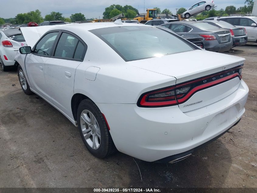 2023 Dodge Charger Sxt VIN: 2C3CDXBG0PH575794 Lot: 39439235