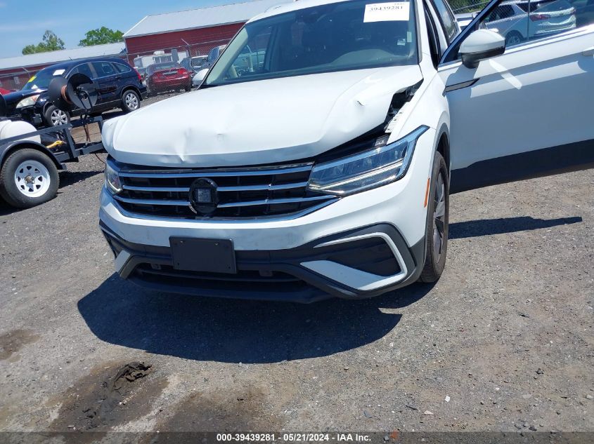 2022 VOLKSWAGEN TIGUAN 2.0T SE - 3VV2B7AX6NM027670