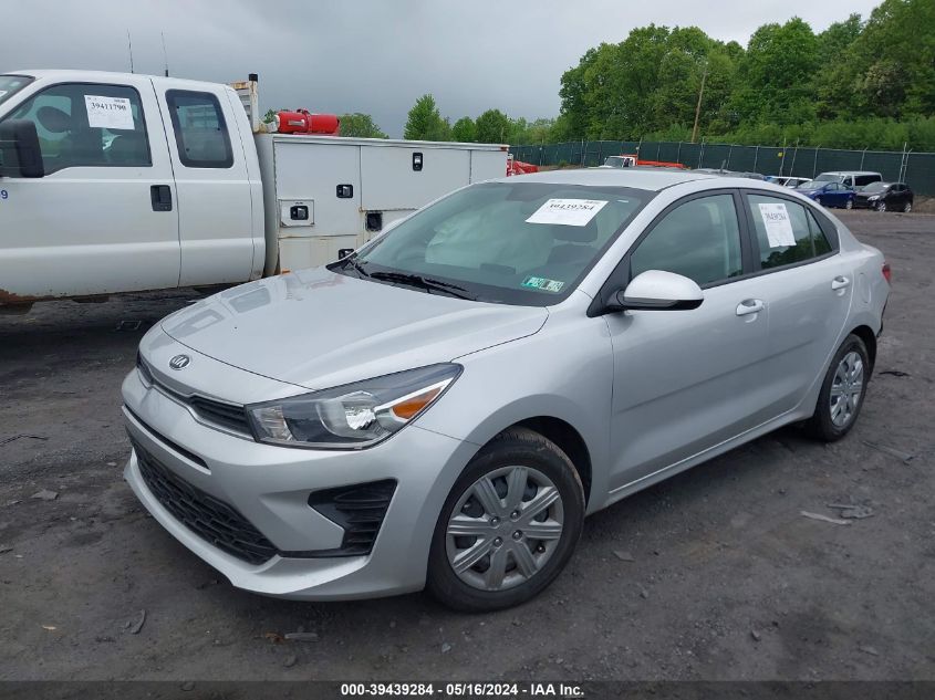 2021 Kia Rio Lx VIN: 3KPA24ADXME417260 Lot: 39439284