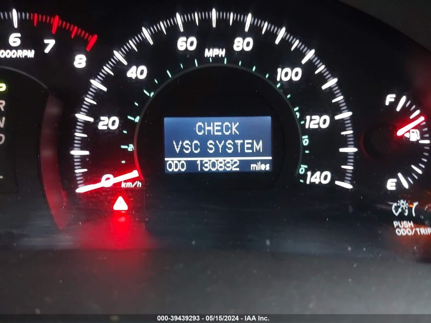 2009 Toyota Camry Xle VIN: 4T1BE46K09U805279 Lot: 39439293