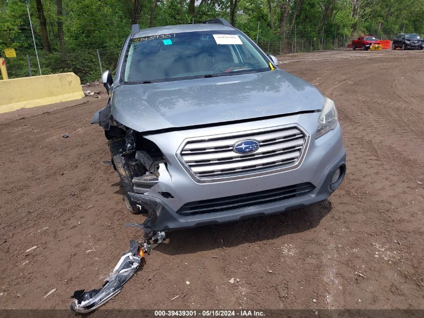 2016 Subaru Outback 2.5I Premium VIN: 4S4BSAFC5G3275555 Lot: 39439301