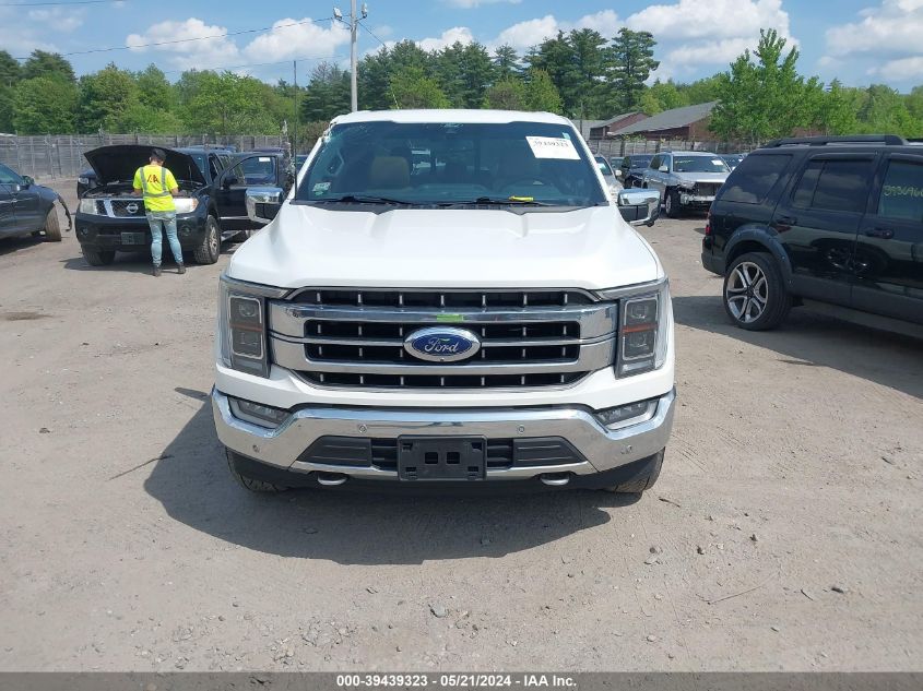 2022 Ford F-150 Lariat VIN: 1FTFW1E53NFA38667 Lot: 39439323