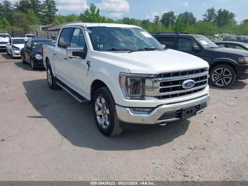 2022 Ford F-150 Lariat VIN: 1FTFW1E53NFA38667 Lot: 39439323