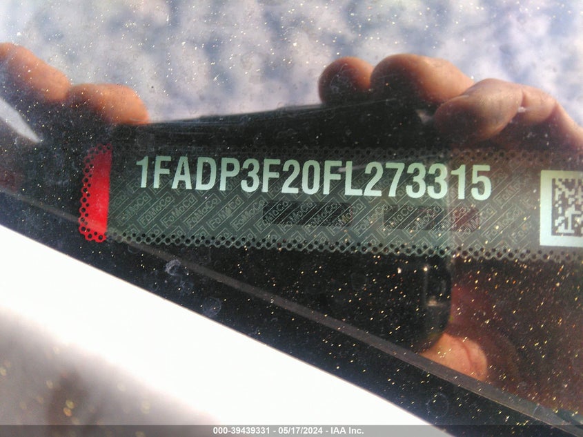 2015 FORD FOCUS SE - 1FADP3F20FL273315