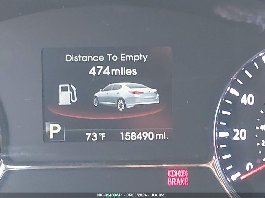 2013 Kia Optima Sx VIN: 5XXGR4A62DG243019 Lot: 39439341