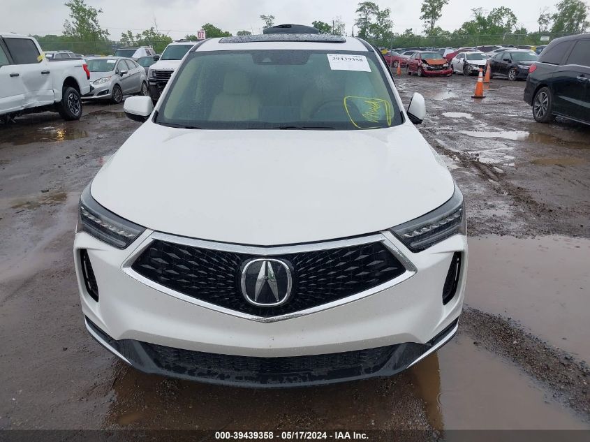 2023 Acura Rdx Standard VIN: 5J8TC2H30PL025733 Lot: 39439358