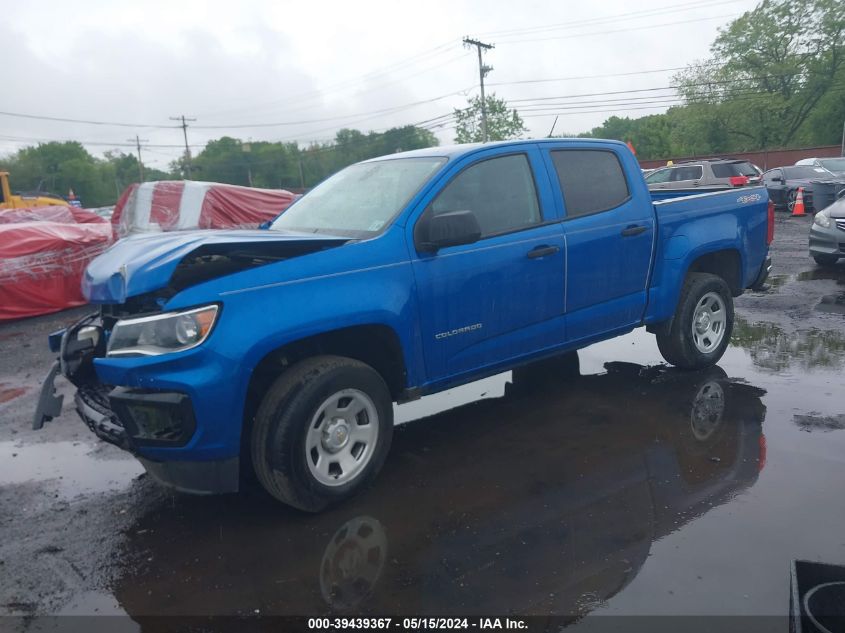 2022 Chevrolet Colorado 4Wd Short Box Wt VIN: 1GCGTBEN9N1332591 Lot: 39439367