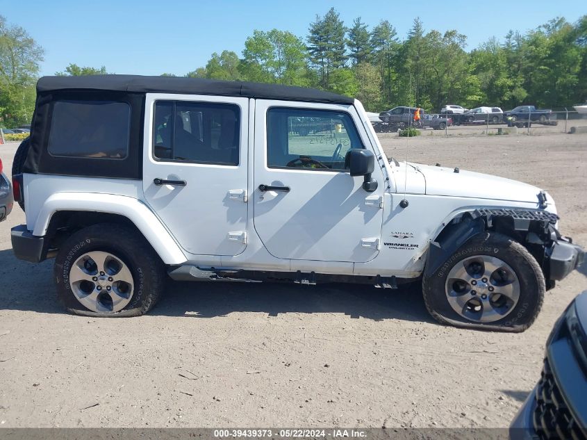 2016 Jeep Wrangler Unlimited Sahara VIN: 1C4BJWEG8GL102816 Lot: 39439373