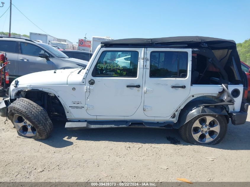 2016 Jeep Wrangler Unlimited Sahara VIN: 1C4BJWEG8GL102816 Lot: 39439373