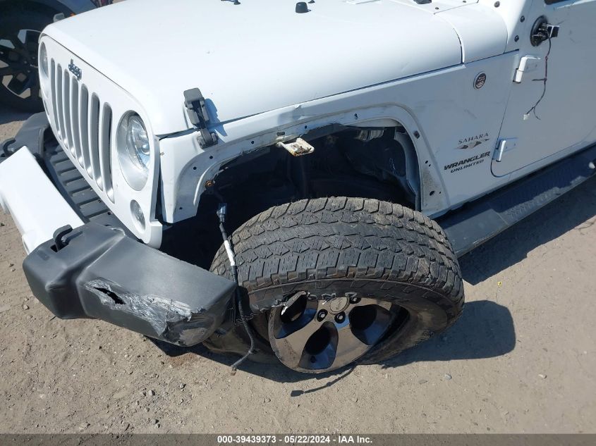 2016 Jeep Wrangler Unlimited Sahara VIN: 1C4BJWEG8GL102816 Lot: 39439373