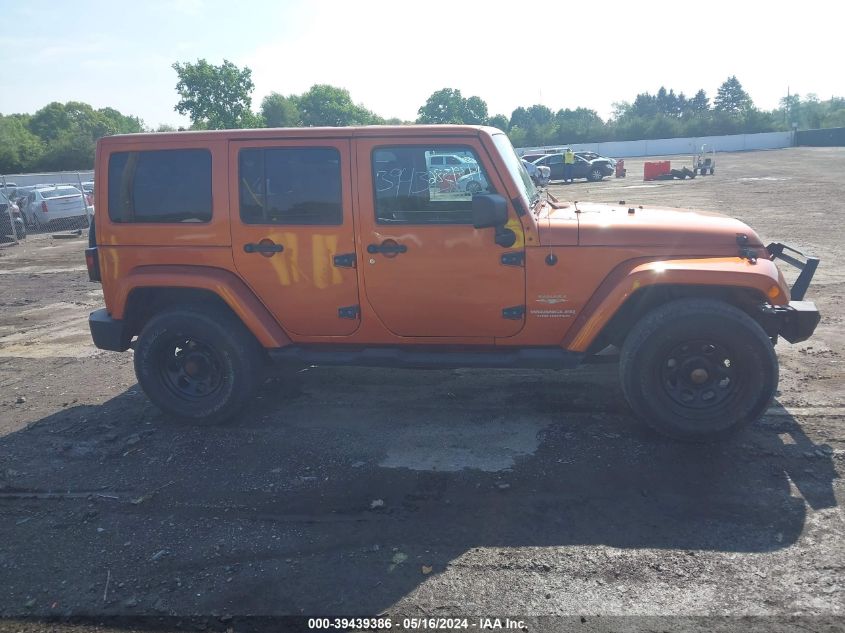 2011 Jeep Wrangler Unlimited Sahara VIN: 1J4BA5H12BL598782 Lot: 39439386