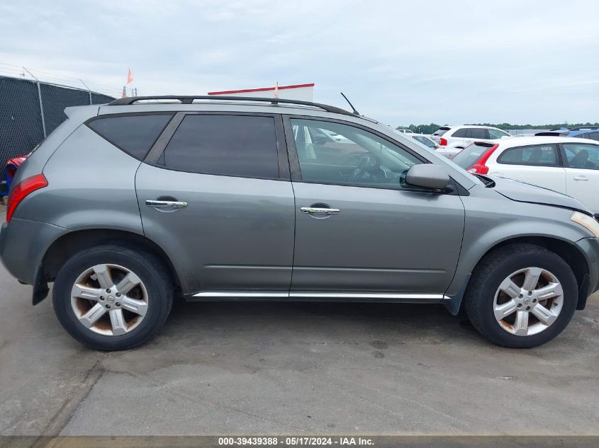 2007 Nissan Murano Sl VIN: JN8AZ08T47W521274 Lot: 39439388