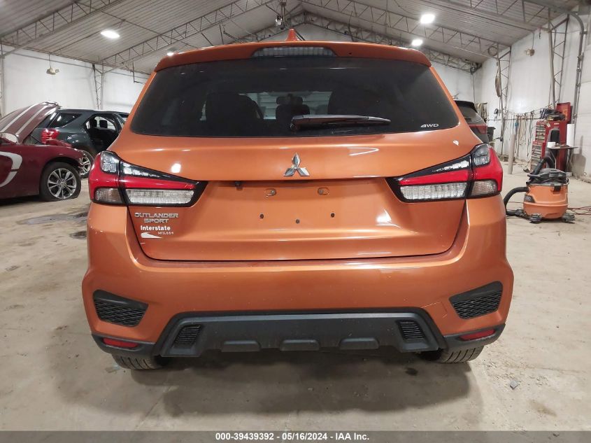 2020 Mitsubishi Outlander Sport 2.0 Es Awc VIN: JA4AR3AU5LU026839 Lot: 39439392