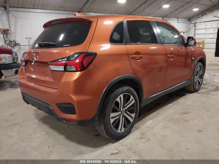 2020 Mitsubishi Outlander Sport 2.0 Es Awc VIN: JA4AR3AU5LU026839 Lot: 39439392