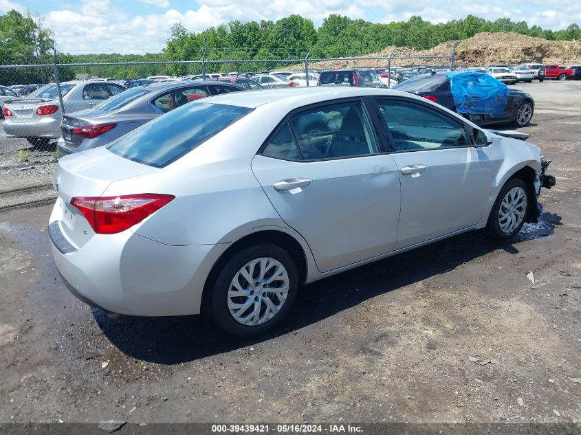 2019 Toyota Corolla Le VIN: 5YFBURHE3KP907500 Lot: 39439421