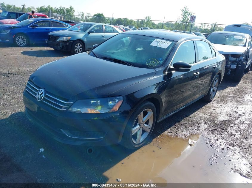 2012 Volkswagen Passat Se VIN: 1VWBH7A38CC075161 Lot: 39439437