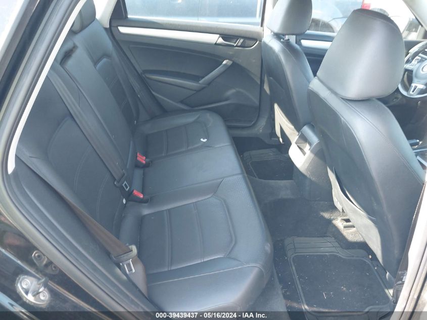 2012 Volkswagen Passat Se VIN: 1VWBH7A38CC075161 Lot: 39439437