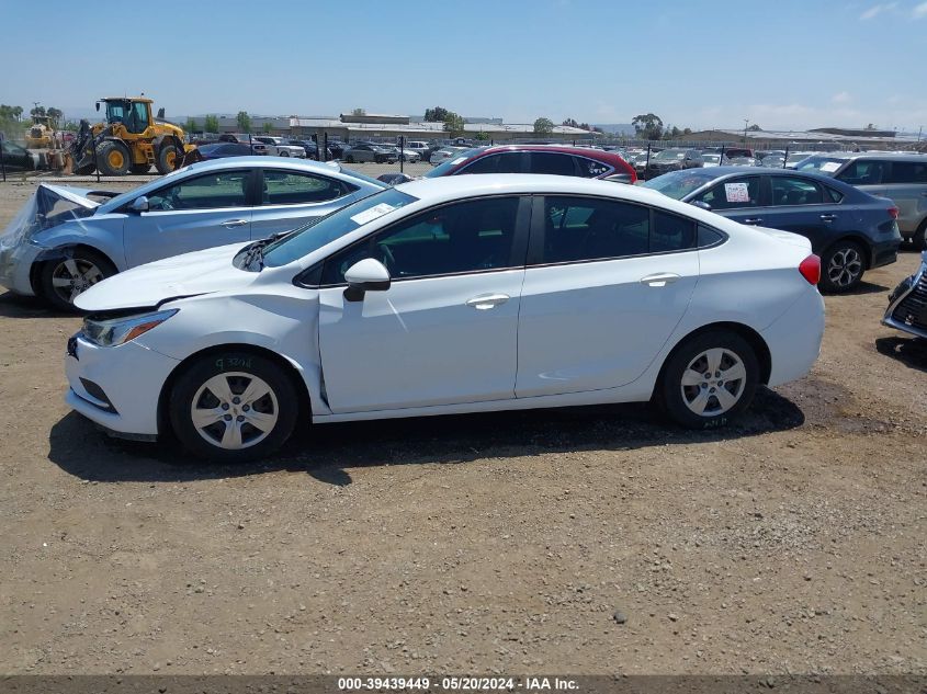 2018 Chevrolet Cruze Ls Auto VIN: 1G1BC5SM1J7205597 Lot: 39439449