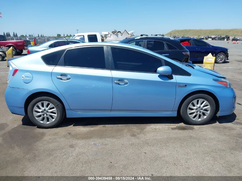 2014 Toyota Prius Plug-In VIN: JTDKN3DP1E3051189 Lot: 39439458