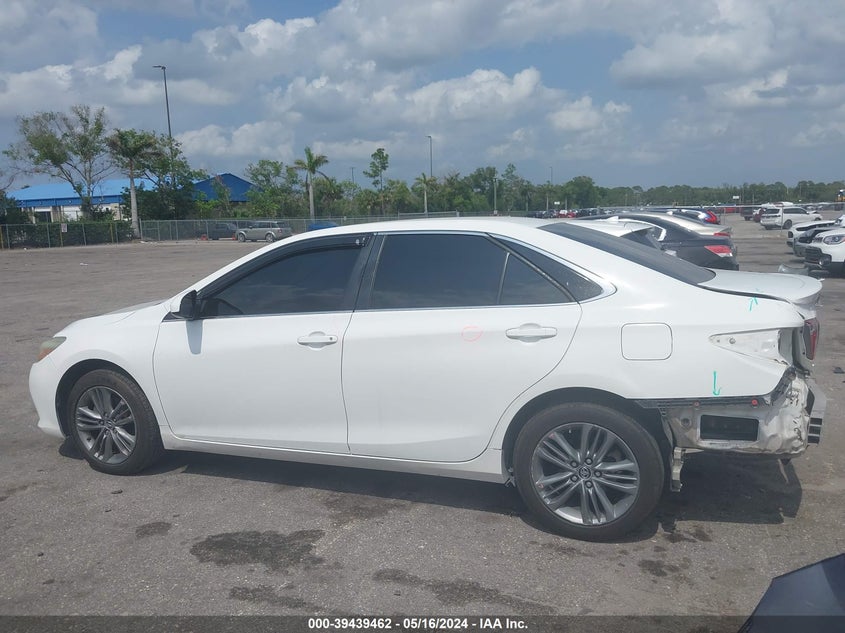 2016 Toyota Camry Se VIN: 4T1BF1FK7GU157884 Lot: 39439462