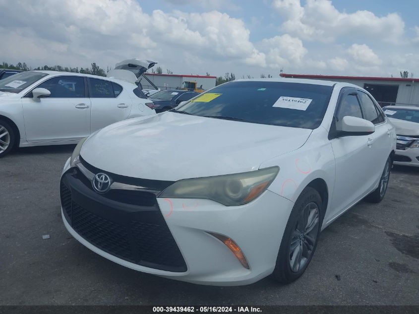 2016 Toyota Camry Se VIN: 4T1BF1FK7GU157884 Lot: 39439462