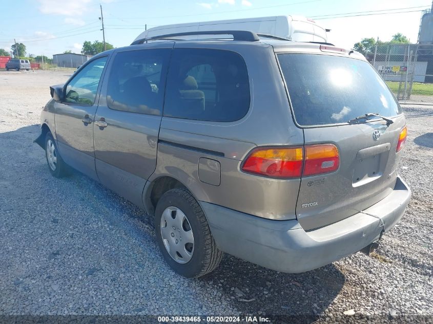 1999 Toyota Sienna Le VIN: 4T3ZF13C3XU112038 Lot: 39439465