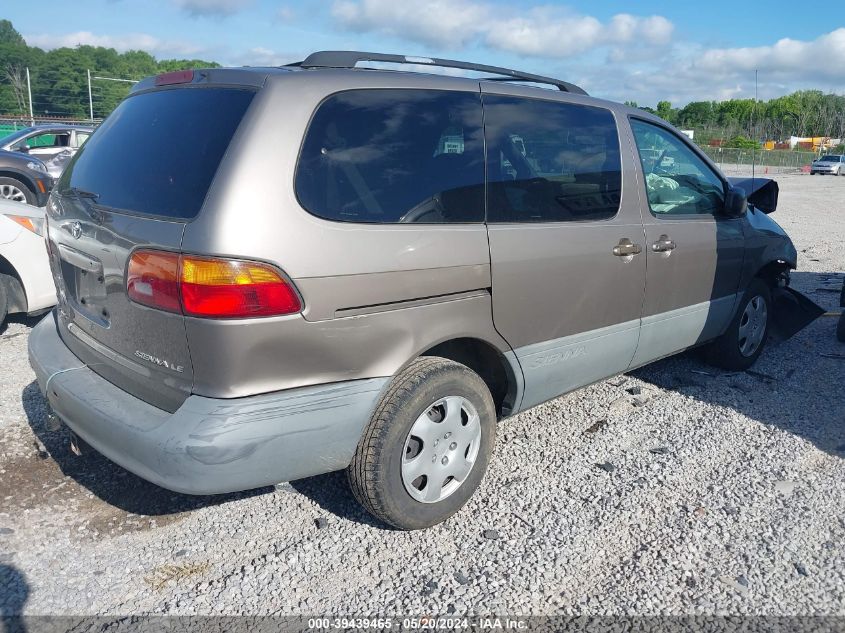 1999 Toyota Sienna Le VIN: 4T3ZF13C3XU112038 Lot: 39439465